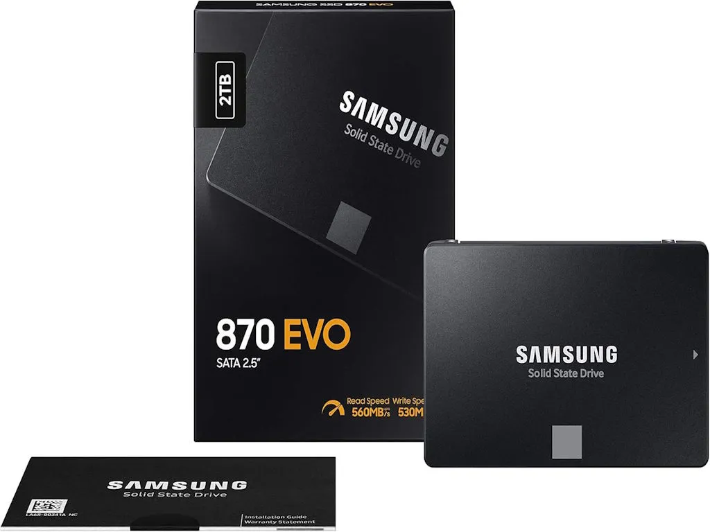 SSD Samsung MZ-77E2T0B/EU 870 EVO 2TB/SATA3/crna Slika 3
